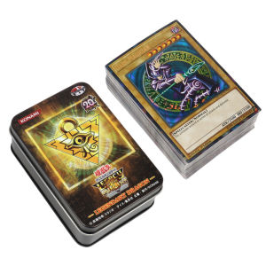 72 Chiếc Thẻ Toàn Phương Yugioh Phiên Bản Tiếng Anh Có Hộp Thiếc-Trò Chơi Liên Kết Đấu Tay Đôi Chữ Vàng Bao Gồm Đôi Mắt Xanh & Exodia Cho Độ Tuổi 7+