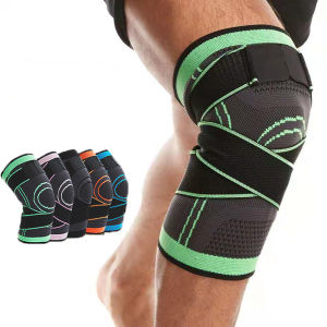 Elastic Nylon Sport Compression Knee Pads Sports Fitness Basketball Running Working Out Cycling Weightlift Knee Support