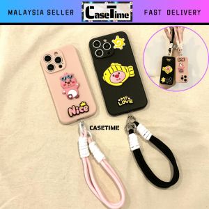 SAMSUNG A02 A02s A03 A03s A04 A04s A05 A05s A06 A12 A13 A14 A15 A16 A20 A30 A23 A32 A33 A34 A35 A36 A52 A52s A53 A54 A55 A56 A71 4G 5G TPU cute loopy nice strap soft silicon phone case casing cover 手机壳