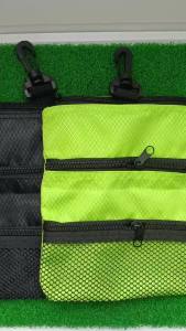 Golf Three-Layer Bag Portable Zipper Bag Waist Hanging Nail Accessory Large Capacity Golf Bag Golf Player Gift