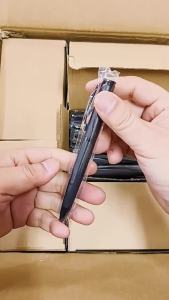1 / 2 pcs Sleek Black Metal Gel Pen - Medium Point Snap Cap Ideal for Students & Business Gifts Office Essentials-Black ink