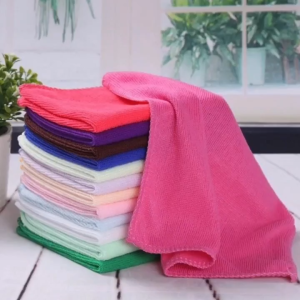 Soft Fiber Cotton (Makapal) |Face Towel|25cm x 25cm|Random color
