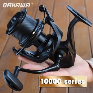 BAKAWA Series fishing reel 10000 12000 14000 series Spinning reel 4.8:1 Max Drag 66 LB Freshwater Saltwater Fishing Tools New