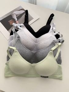 KOALA เสื้อชั้นใน บราชั้นใน ผ้าฝ้าย แบบบาง ไม่มีโครงเหล็ก สําหรับผู้หญิง คัพAB