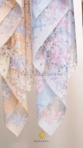 𝐃𝐀𝐅𝐀𝐍𝐘𝐀 - Syari Shabby Chic Series Jilbab Motif Underwater Kerudung Segi Empat Hijab Scarf bahan Voal Laser Cut