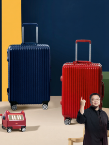 Diplomat | Shiny Luggage Rolling Suitcase