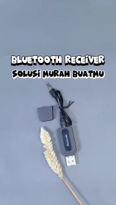USB Bluetooth Music Receiver CK02 Dengan Kabel Aux In Sambungan Wireless