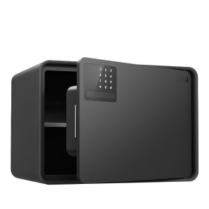deli | Home Security Fingerprint Password Automatic Door Safe Steel Body