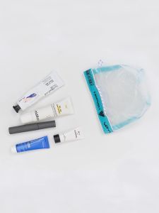 Portable Travel Mini Transparent Hanging Bag Cosmetic Bag Waterproof Storage Pouch for Personal Items Bucket Shape Universal Use