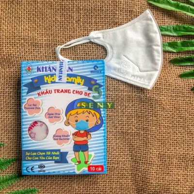 Combo 50 cái khẩu trang 3d cho bé 1-5 tuổi/khẩu trang Khánh An cho bé/ khẩu trang y tế cho trẻ em