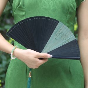 Quạt Gấp Bằng Tre Mini Quạt Cổ Điển Theo Phong Cách Trung Hoa Quạt Di Động Mùa Hè Quạt Thủ Công Trung Quốc Quạt Hình Trái Tim