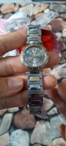 Đồng hồ nữ BROUGNE mặt trãi tia size: 27mm second hand si nhật- đã qua sử dụng