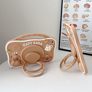 Apple 9th Gen iPad Silicone Protective Case 10.2 Cartoon Mini7 Tablet Cover 2024 Model pro Full Wrap Soft Eight Anti-Fall Air2 Suitable