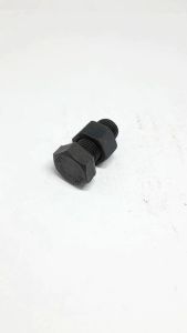 Baut Mur Baja Ukuran 12 x 25 mm 12 x 35 mm Drat 125 Halus Universal Baja Hitam Nut Bolt Baud Hexagonal Kepala Segi Enam