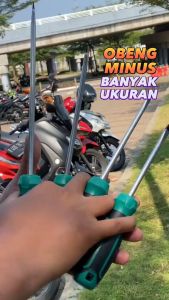 ISKU Obeng Set/Obeng Magnet Min Dan Plus/Tip Magnetik Chrome Vanadium Obeng