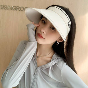 Sun Protection Hat UPF50+ Summer Large Brim Hat Outdoor Travel UV Protection Foldable Sunshade Hat Casual Style Geometric Pattern