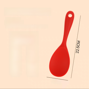 Food Grade Silicone Rice Spoon High Temperature Resistant Electric Rice Cooker Spatula Non-Stick Pot Scrape Kitchen Utensil