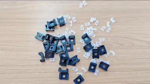 100Pcs Cable Tie Saddle Type Plastic Mount Base Wire Holder Fixing Seat Charging Data Line Winder Nylon HC-0~ HC-7HC-1S~HC~2S