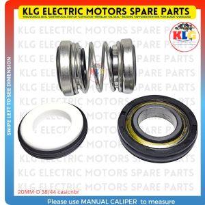 Mechanical seal Double cap  20mm 38/44 CASICNBR | Shaft seal for water pump