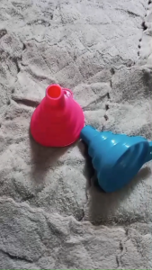 Corong Lipat Portable AIr Minyak Madu Bahan Silikon Karet Mini Funnel Silikon Serbaguna