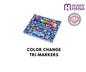 COLOR CHANGE TRI-MARKER MOMMYHANA (MAGIC MARKERS CHANGE COLOUR)