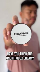 Unorthodox Cream by SoSlick Pomade | "Strong Hold Styling Cream" | Made in Singapore