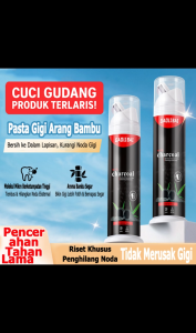 Bamboo Charcoal Toothpaste Original – Putihkan Gigi Hilangkan Noda & Bau Mulut