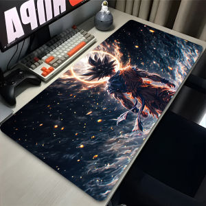 Bandai | Anime Dragon Ball Mousepad HD Printing Computer Gamers Locking Edge Non-slip Mouse Pad XL Super Saiyan Goku Keyboard PC Desk Pad