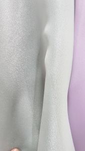 Vải voan tằm óng siêu đẹp lên set áo váy xúng xính bồng bềnh