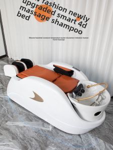 Automatic Intelligent Electric Hair Salon Massage Bed Constant Temperature Multifunctional Head Therapy Watering Bed