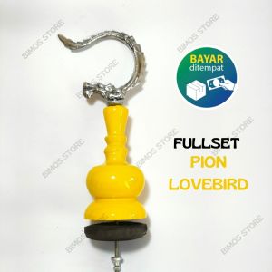 GANTUNGAN SANGKAR LOVEBIRD FULLSET PION MOTIF NAGA SANGKAR KAPSUL LOVEBIRD CANTOLAN SANGKAR BURUNG LOVEBIRD
