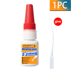 LOOLIFL | 20ML Refrigerator Drawer Repair Glue Adhesive Quick Drying Transparent High Strength For Brackets Slides Door Seals PlasticGlass