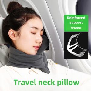 Travel Neck Support Support Pillow Train Plane U-Shape Pillow Scarf Pillow Afternoon Nap Pillow Sitting and Sleeping Handy Gadget Cervical Pillow Neck Pillow