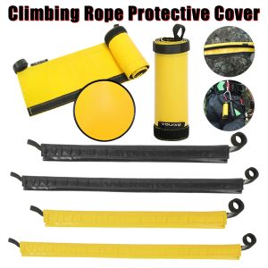 1-10PCS Climbing Rope Protective Cover 50cm Magic Tape PVC Arborist Rope Protector Anti-Wear Rope Guard Climbing Equipment Rock