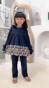 Setelan Anak Cewek Rania Lucuna Junior Mix Warna Size 2-10 Tahun