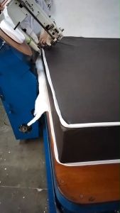 BD4. ขายดีสุดๆ ที่นอนยางPE หุ้มหนังPVC ขนาด 3ฟุต/3.5ฟุต/5ฟุต/6ฟุต ความหนา 8 นิ้ว สีน้ำตาล/สีครีม