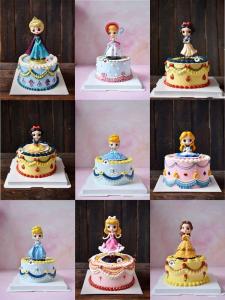 Princess Cake Decoration Figures