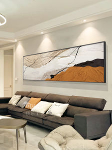 Modern Abstract Living Room Decorative Artwork Horizontal Sofa Background Wall Hanging Painting Luxury Sensation Canvas Print