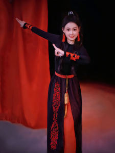 New 2025 Womens Traditional Jazz Dance Costume Set Performance Clothing Mongolian Themed Adult Style Spring Launch