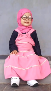 AKFAS -  Baju Gamis Anak Perempuan Cringkle Air Flow Outfit Anak Kode 28 Est 1-8 th Baju Tokecang