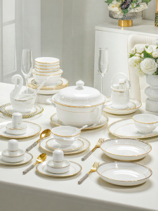 mornenjoy | Elegant Luxury Tableware Set for Home Use or Moving Gifts