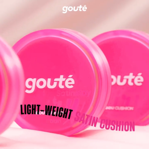 Gouté Goucushion SatinStay Airy Perfection Luminous Satin Finish Goute Cushion Minim Oksidasi Long-lasting Medium to High Coverage