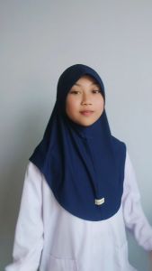 𝐌𝐚𝐜𝐚𝐫𝐨𝐨𝐧 - Hijab Instan Anak Daily Bergo Sekolah Anak SD TK Paud Umur 3 - 10 tahun