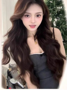 Lightweight Invisible One-Piece Wavey Hair Extension V-Shape Design Thin Hair Thickening Hairpiece for Face Shaping