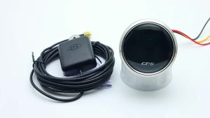52mm GPS Speedometer With GPS Antenna Waterproof Odometer Voltmeter TFT Screen Motor Boat Car RV Speed Mete