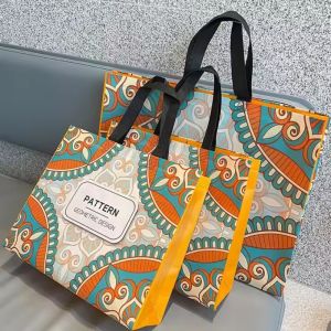 1pcs Bag Tote Handbag Reusable Shopping Non-woven Loop Packaging Top Handle eco bag