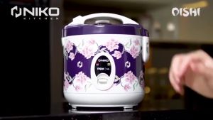 Magic Com Rice Cooker Penanak Nasi Elektrik NIKO 1.2 liter / NIKO OISHI BATIK / AMAZON / TROPICAL  Mejikom  [Rice Cooker] 100% Anti Lengket | PLS