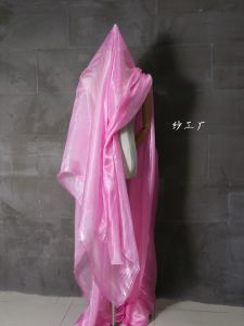 Vải Ogeen Soft Wedding Dress Designer Fabric South Korea Pearl Satin Face Water Light Powder Hanfu Background Fabric