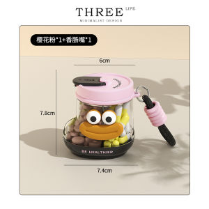 Portable Mini Medicine Box Tablet Organizer Weekly Storage Container Three Life Brand Moon Print Home Organization Solution