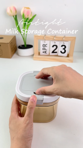 กระปุกเก็บนมผงป้องกันรังสียูวี ปลอด BPA ทนทาน ใช้กับครีม/ครีมเบอร์รี่ 360 องศา